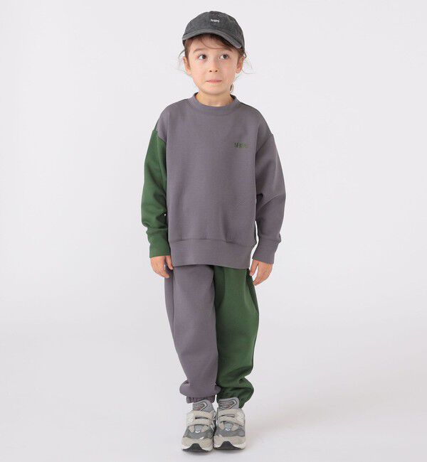 SHIPS KIDS「SHIPS KIDS:100～130cm / 2トーン スウェット」|スウェット・ジャージ|
