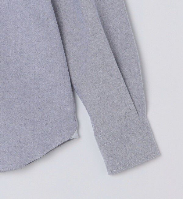 SHIPS「【SHIPS別注】Errico Formicola: ブラッシュドコットン レギュラーカラー シャツ」|シャツ・ブラウス|