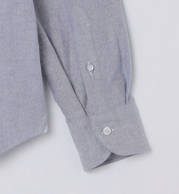 SHIPS「【SHIPS別注】Errico Formicola: ブラッシュドコットン レギュラーカラー シャツ」|シャツ・ブラウス|