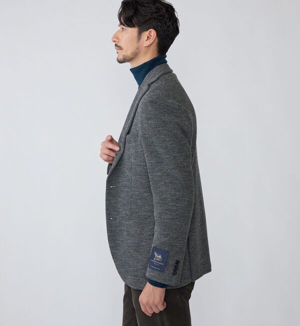 SHIPS「SHIPS: LANIFICIO ROMA メランジ ジャージー ジャケット」|テーラードジャケット|