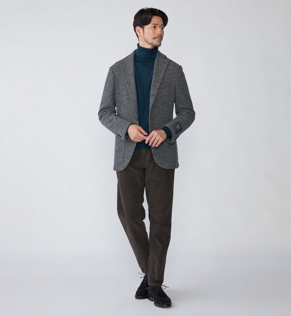 SHIPS「SHIPS: LANIFICIO ROMA メランジ ジャージー ジャケット」|テーラードジャケット|