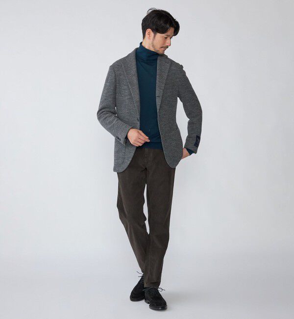 SHIPS「SHIPS: LANIFICIO ROMA メランジ ジャージー ジャケット」|テーラードジャケット|