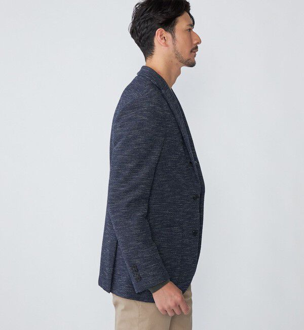 SHIPS「SHIPS: LANIFICIO ROMA メランジ ジャージー ジャケット」|テーラードジャケット|