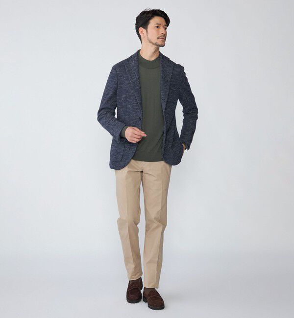 SHIPS「SHIPS: LANIFICIO ROMA メランジ ジャージー ジャケット」|テーラードジャケット|