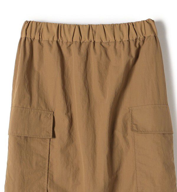 SHIPS Colors 「SHIPS Colors:〈洗濯機可能〉ナイロン ワッシャー カーゴ スカート」|タイト|