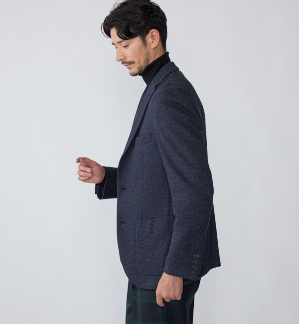 SHIPS「SHIPS: ピンヘッド ジャージー ジャケット」|テーラードジャケット|