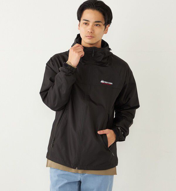 SHIPS Colors 「【SHIPS Colors別注】FIRST DOWN: 〈洗濯機可能〉ジップ フード ブルゾン」|ブルゾン・スタジャン|