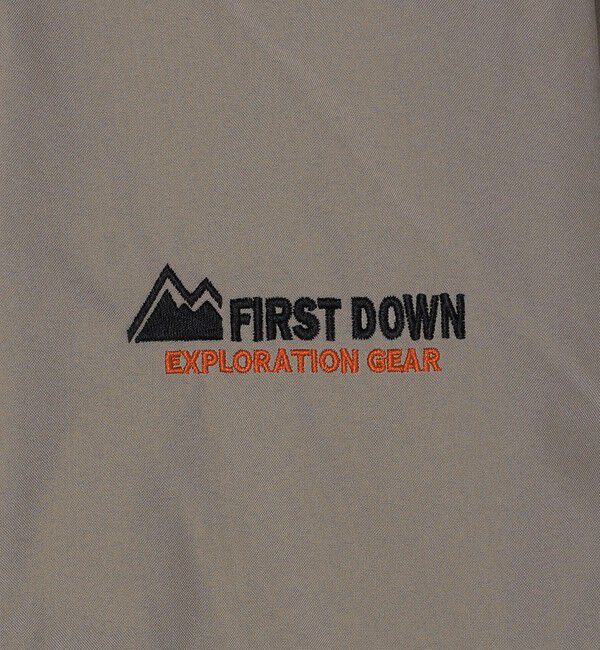 SHIPS Colors 「【SHIPS Colors別注】FIRST DOWN: 〈洗濯機可能〉ジップ フード ブルゾン」|ブルゾン・スタジャン|