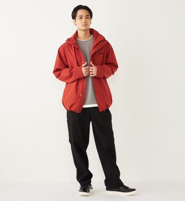 SHIPS Colors 「【SHIPS Colors別注】FIRST DOWN: 〈洗濯機可能〉ジップ フード ブルゾン」|ブルゾン・スタジャン|