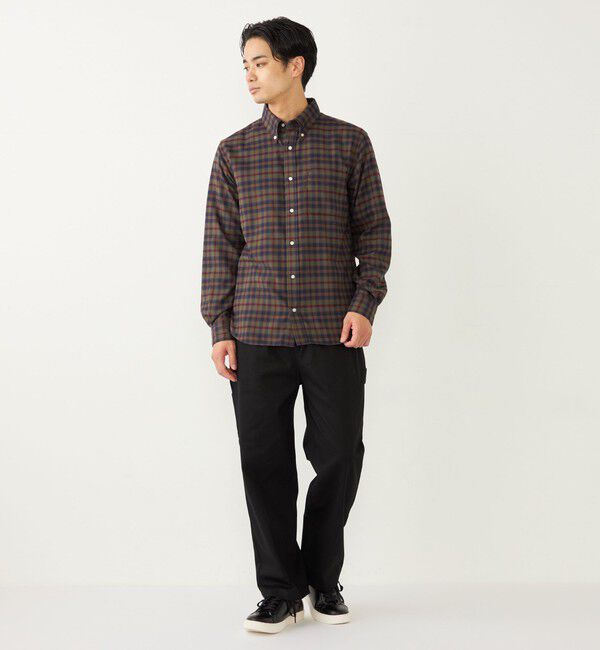 SHIPS Colors 「SHIPS Colors: 〈洗濯機可能〉ネル ボタンダウン シャツ」|シャツ・ブラウス|