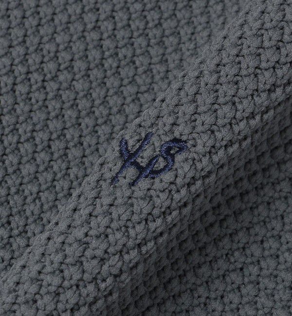 SHIPS「【WEB限定】SHIPS: ワンポイントロゴ ビッグシルエット レイヤード ニット（ニット+ロンT）」|ニット・セーター|