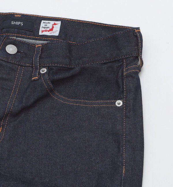 SHIPS「【WEB限定】SHIPS: MADE IN JAPAN セルビッチ スリムストレート デニム パンツ」|デニム|