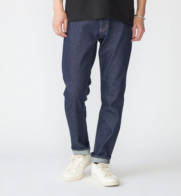SHIPS「【WEB限定】SHIPS: MADE IN JAPAN セルビッチ スリムストレート デニム パンツ」|デニム|