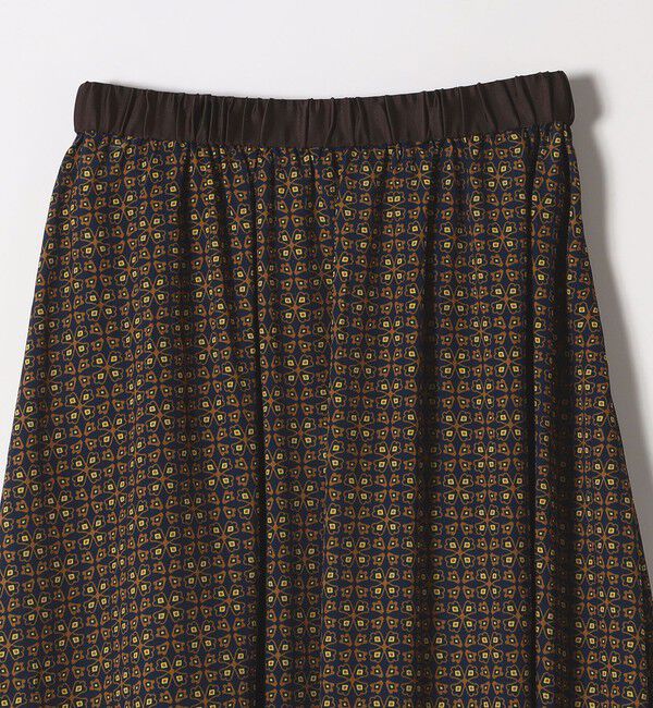 SHIPS any「SHIPS any:〈洗濯機可能〉ジオメトリック フレア ギャザー スカート」|スカート|