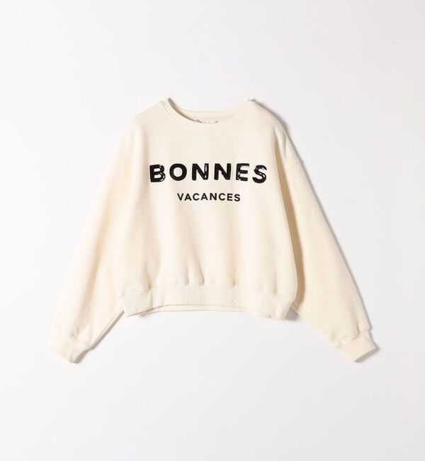 quaranciel「quaranciel:〈手洗い可能〉スパンコール刺繍 ロゴ スウェット」|スウェット・ジャージ|