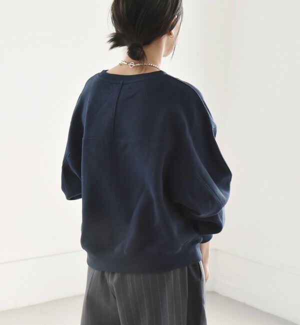 quaranciel「quaranciel:〈手洗い可能〉スパンコール刺繍 ロゴ スウェット」|スウェット・ジャージ|