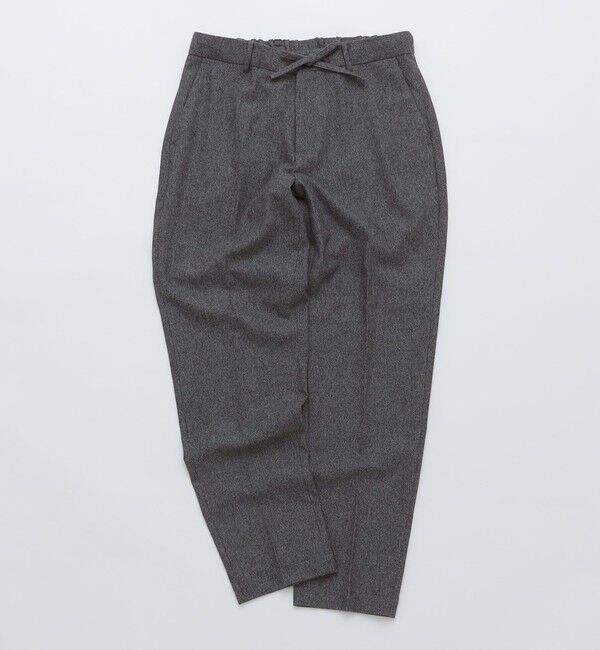 SHIPS「SHIPS: RENEWOOL ホームスパン イージーパンツ」|チノ|