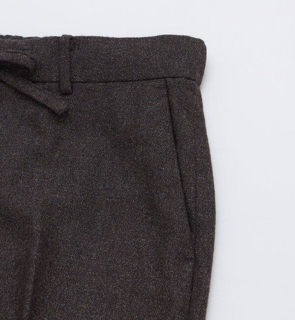 SHIPS「SHIPS: RENEWOOL ホームスパン イージーパンツ」|チノ|