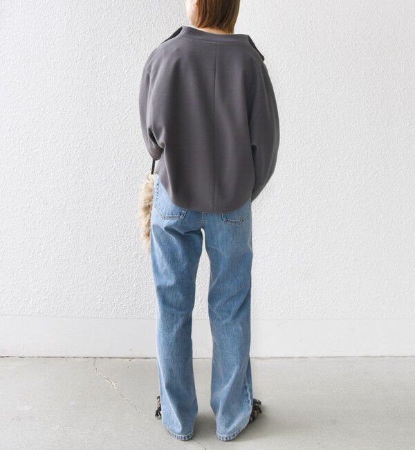 SHIPS for women「【WEB限定】〈手洗い可能〉 ウールライク ボトル ネック ジップ ブルゾン」|ブルゾン・スタジャン|