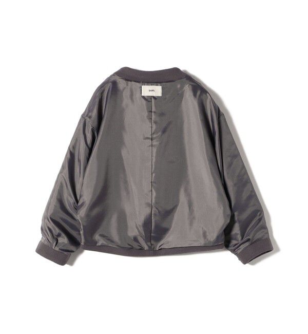 SHIPS for women「【WEB限定】〈手洗い可能〉 ウールライク ボトル ネック ジップ ブルゾン」|ブルゾン・スタジャン|