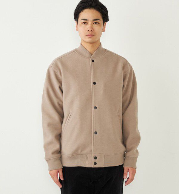 SHIPS Colors 「SHIPS Colors:THERMOLITE(R) ミックス スタジアム ブルゾン」|ブルゾン・スタジャン|