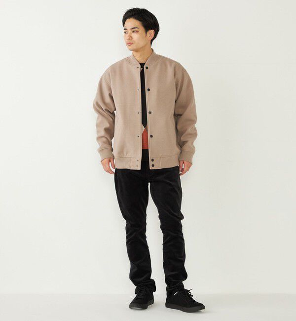 SHIPS Colors 「SHIPS Colors:THERMOLITE(R) ミックス スタジアム ブルゾン」|ブルゾン・スタジャン|
