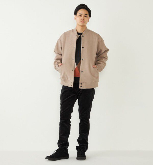 SHIPS Colors 「SHIPS Colors:THERMOLITE(R) ミックス スタジアム ブルゾン」|ブルゾン・スタジャン|