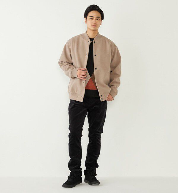 SHIPS Colors 「SHIPS Colors:THERMOLITE(R) ミックス スタジアム ブルゾン」|ブルゾン・スタジャン|