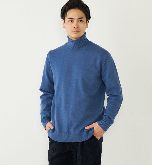 SHIPS Colors 「SHIPS Colors:〈洗濯機可能〉FIVE MIX YARN 7G タートルネック ニット」|ニット・セーター|