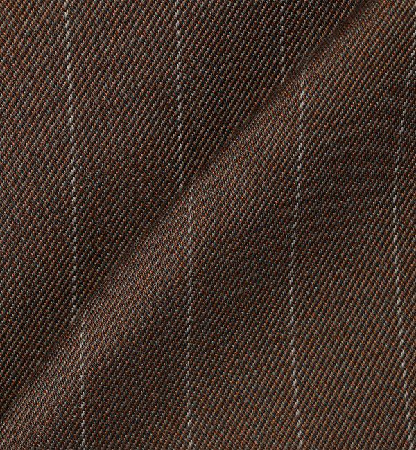 SHIPS Colors 「SHIPS Colors:〈手洗い可能〉ストライプ ジップ タイトスカート ブラウン◇」|タイト|