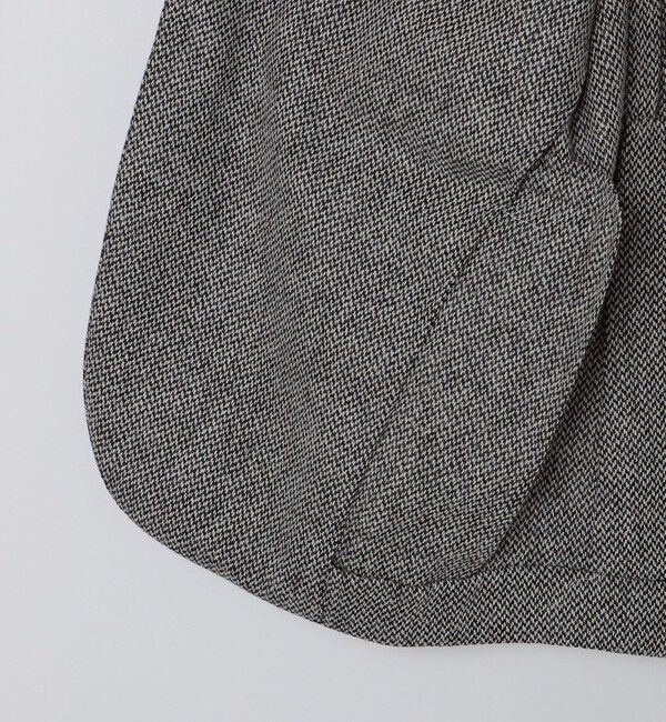 SHIPS「【SHIPS別注】CARUSO: ワイドラペル ヘリンボーン ツイード ジャケット」|テーラードジャケット|