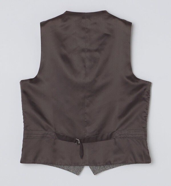 SHIPS「【SHIPS別注】CARUSO: ヘリンボーン ツイード ラペルドベスト」|ベスト・ジレ|