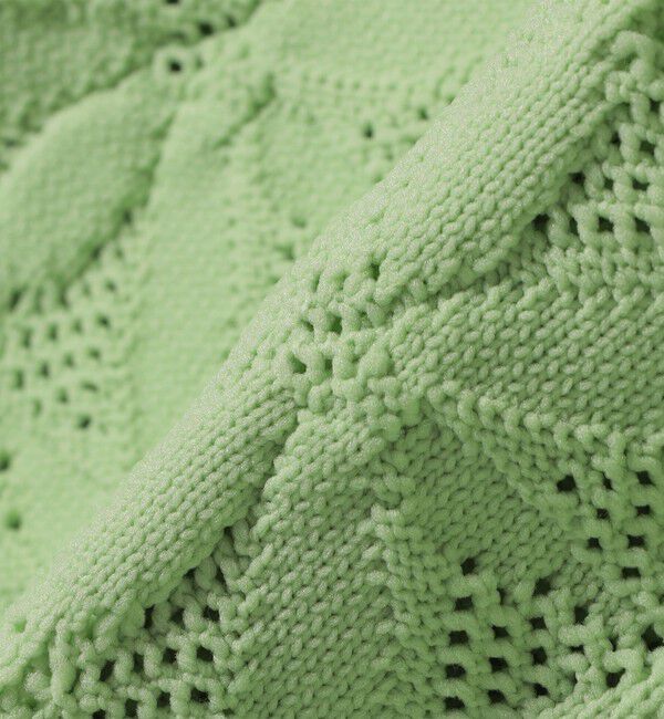 SHIPS for women「《一部予約》【WEB限定】〈洗濯機可能〉2WAY フラワー ジャカード ハーフ ジップ プルオーバー」|ニット・セーター|