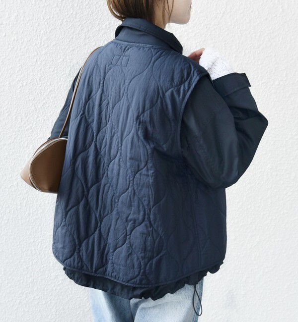 SHIPS for women「〈洗濯機可能〉LIMONTA EAST 中綿 ベスト付き ナイロン ブルゾン」|ブルゾン・スタジャン|
