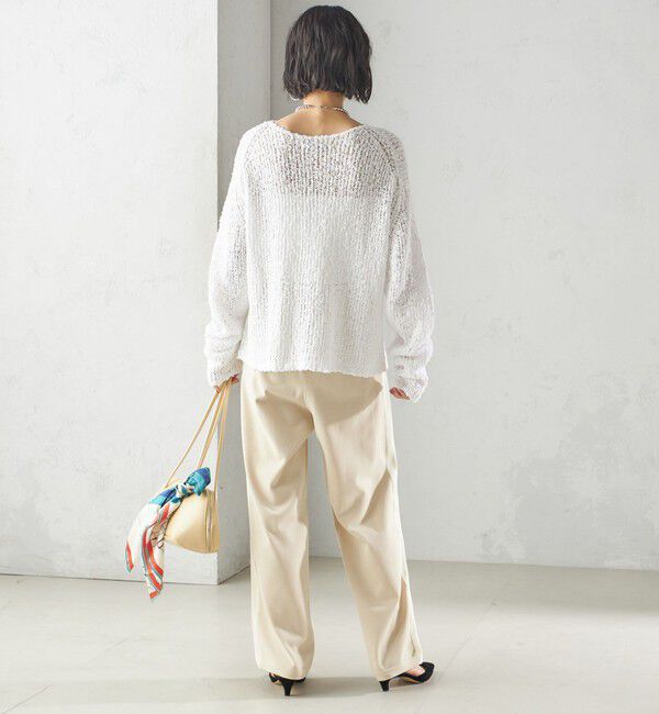 SHIPS for women「〈手洗い可能〉サイドライン ニット パンツ」|その他|