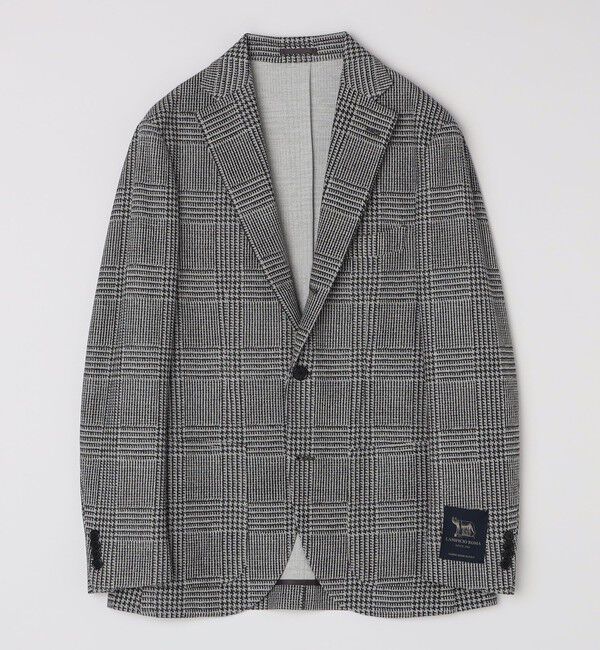 SHIPS「SHIPS: LANIFICIO ROMA プリント ジャージー ジャケット」|テーラードジャケット|