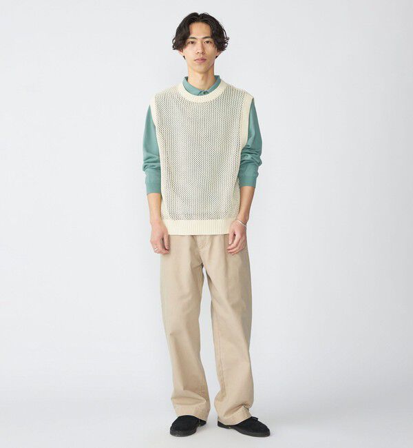 SHIPS「SHIPS:〈手洗い可能〉メッシュ ニット ベスト」|ベスト・ジレ|