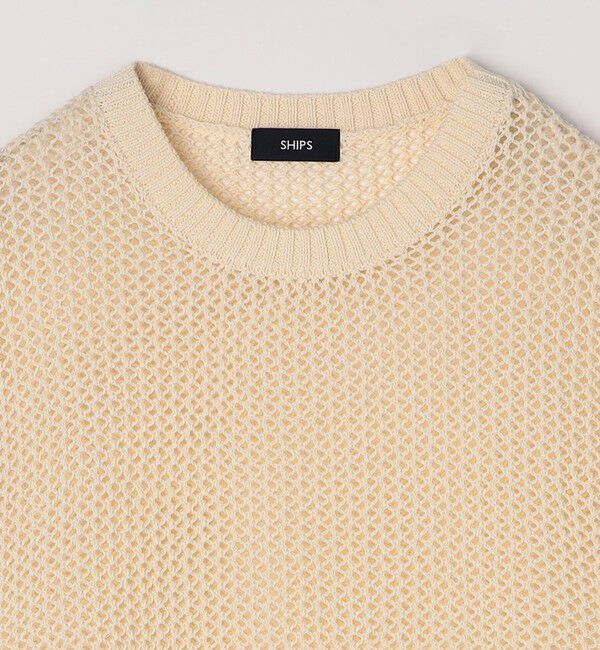 SHIPS「SHIPS:〈手洗い可能〉メッシュ ニット ベスト」|ベスト・ジレ|