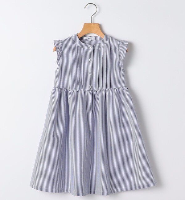 SHIPS KIDS「SHIPS KIDS:140～150cm /〈UVカット/吸水速乾〉ドライタッチ ワンピース」|ワンピース|ブルー系