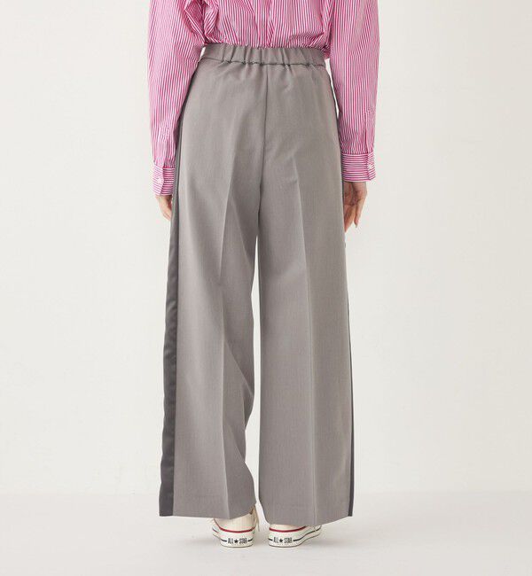 SHIPS Colors 「SHIPS Colors:〈手洗い可能〉サテン サイドライン パンツ」|その他|