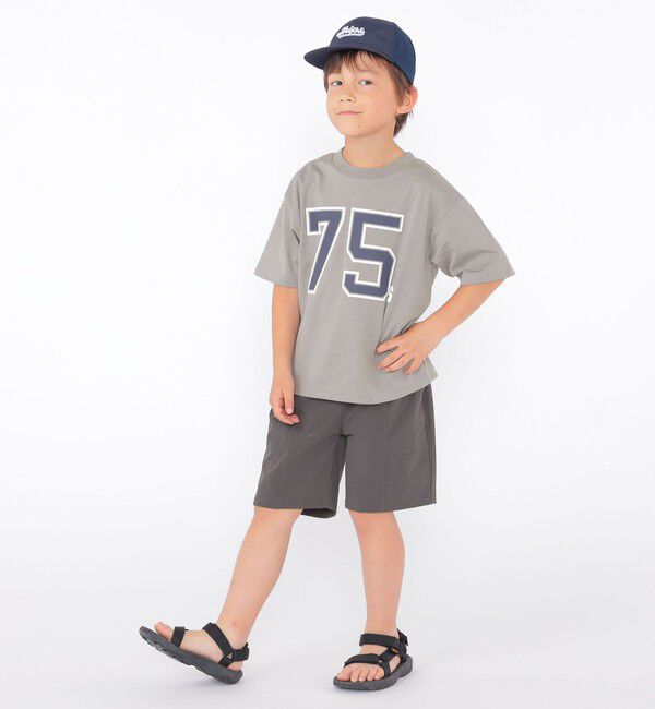 SHIPS KIDS「SHIPS KIDS:100～130cm /  ナンバリング デザイン 半袖 Tシャツ」|Tシャツ・カットソー|