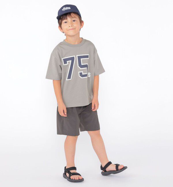 SHIPS KIDS「SHIPS KIDS:100～130cm /  ナンバリング デザイン 半袖 Tシャツ」|Tシャツ・カットソー|