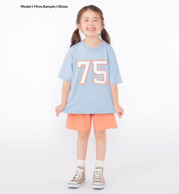 SHIPS KIDS「SHIPS KIDS:100～130cm /  ナンバリング デザイン 半袖 Tシャツ」|Tシャツ・カットソー|