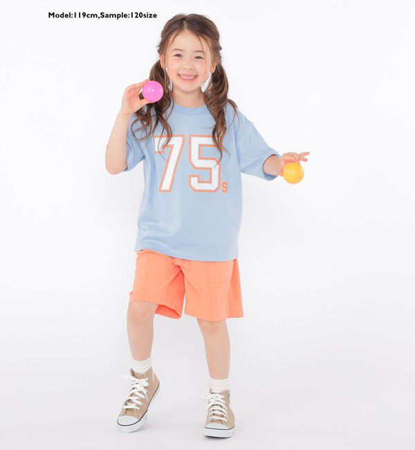 SHIPS KIDS「SHIPS KIDS:100～130cm /  ナンバリング デザイン 半袖 Tシャツ」|Tシャツ・カットソー|