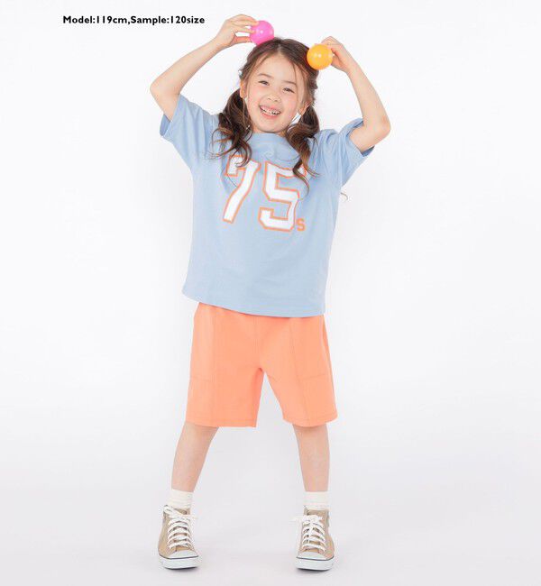 SHIPS KIDS「SHIPS KIDS:100～130cm /  ナンバリング デザイン 半袖 Tシャツ」|Tシャツ・カットソー|