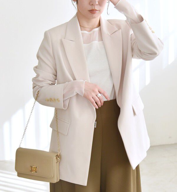 quaranciel「quaranciel: ボクシー テーラード ジャケット（セットアップ対応）」|テーラードジャケット|