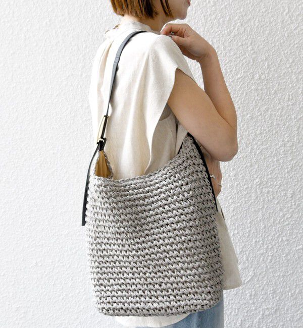 SHIPS any「SHIPS any: ショルダー ベルト ペーパー トート バッグ」|トートバッグ|