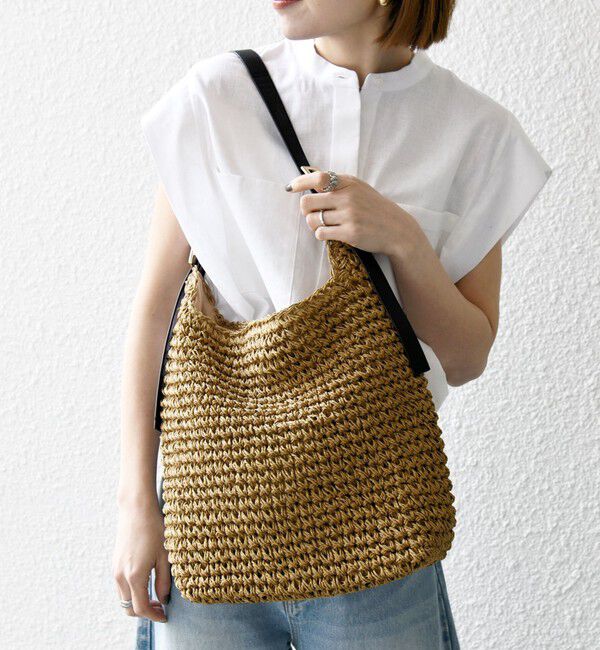 SHIPS any「SHIPS any: ショルダー ベルト ペーパー トート バッグ」|トートバッグ|