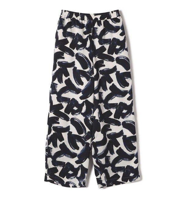 SHIPS for women「〈手洗い可能〉サテン プリント ドロスト パンツ」|その他|