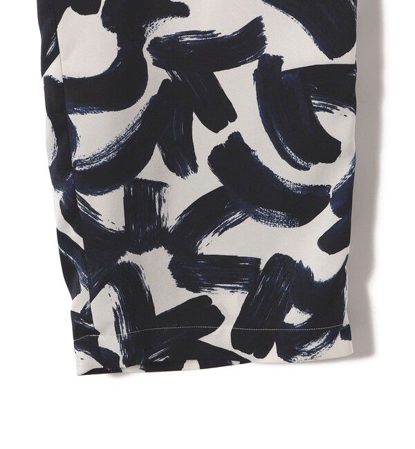 SHIPS for women「〈手洗い可能〉サテン プリント ドロスト パンツ」|その他|